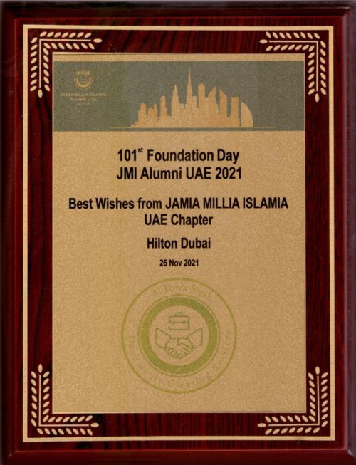 101 Foundation Day JMI Alumni UAE 2021